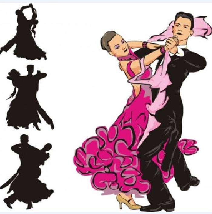 ballroom dance clipart silhouettes - photo #30