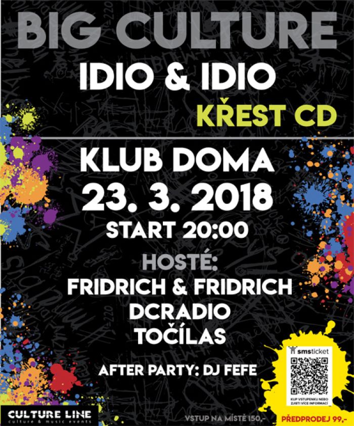 23.03.2018 - Big Culture křest CD Idio&Idio - Ústí nad Labem