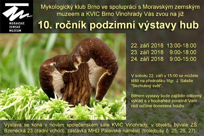 22.09.2018 - Výstava hub v Brně