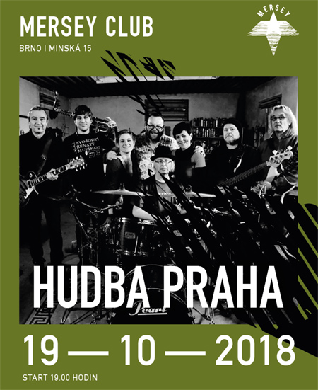 19.10.2018 - Hudba Praha band - oslava 25 let klubu Mersey / Brno