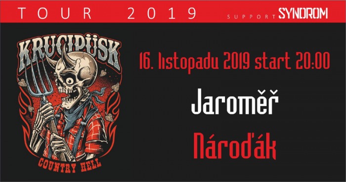 16.11.2019 - Krucipüsk - Country Hell tour 2019 / Jaroměř