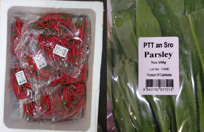 Inspektoři SZPI zjistili přes 600 kg potravin z Kambodže s koktejlem pesticidů vč. zakázaného carbofuranu