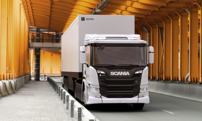 Objednávka 110 nákladních vozů společnosti Einride je pro Scanii největším obchodem s elektrickými vozidly v Evropě