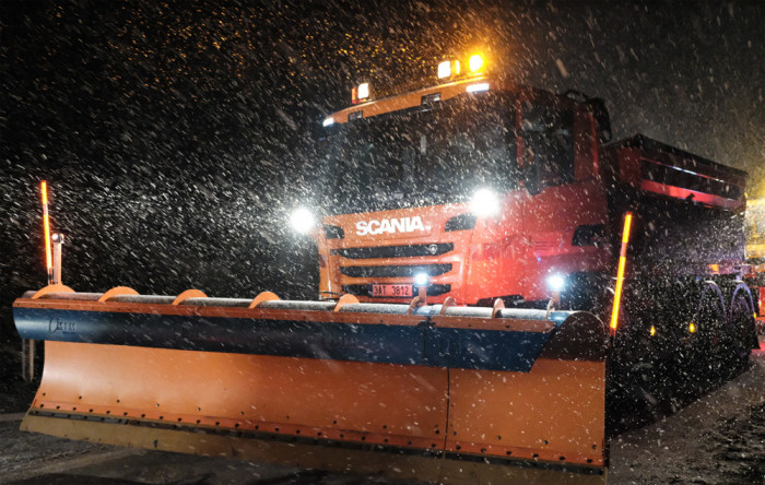 Nový webový portál Ředitelství silnic a dálnic zobrazuje aktuální polohu vozidel zimní údržby