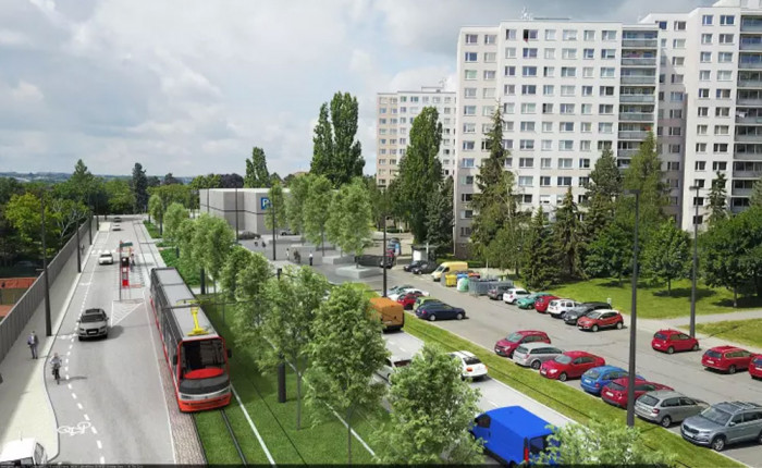 DPP: Stavba nové tramvajové tratě Divoká Šárka - Dědina se od února rozšíří na Evropskou ulici