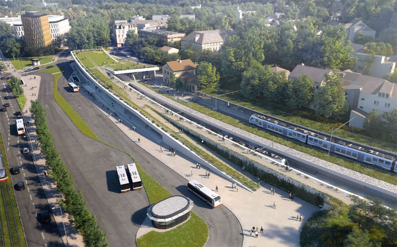 Správa železnic: Začínají práce na projektu, který přesune nádraží na Veleslavíně pod zem