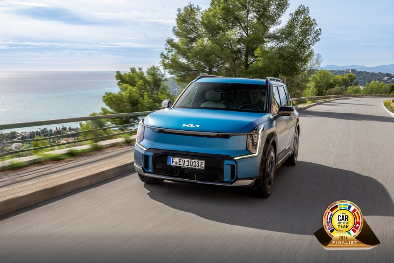 Mezi finalisty evropské ankety Auto roku 2024 je elektrické SUV Kia EV9