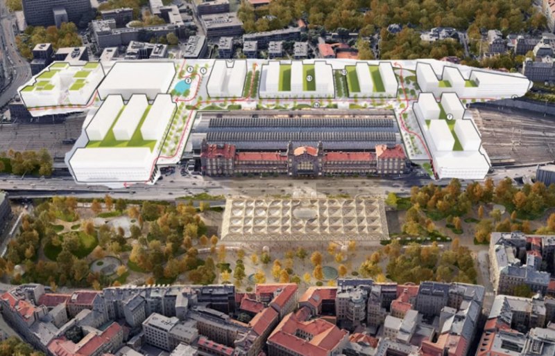 Penta chce narychlo protlačit změnu přes Prahu 2: Kolejiště Hlavního nádraží se má stát staveništěm