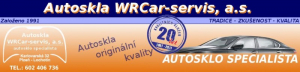 Autoskla WRCar-servis, a.s. - výměna a oprava autoskla, pronájem obytných vozů Plzeň