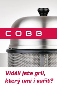 COBB - přenosné grily na dřevěné uhlí 