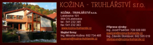 KOŽINA - TRUHLÁŘSTVÍ s.r.o. - okna, dveře, zakázková výroba, truhlářství Brno