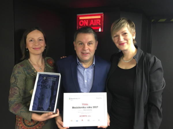 Acorus zvítězil v soutěži Neziskovka roku 2017 
