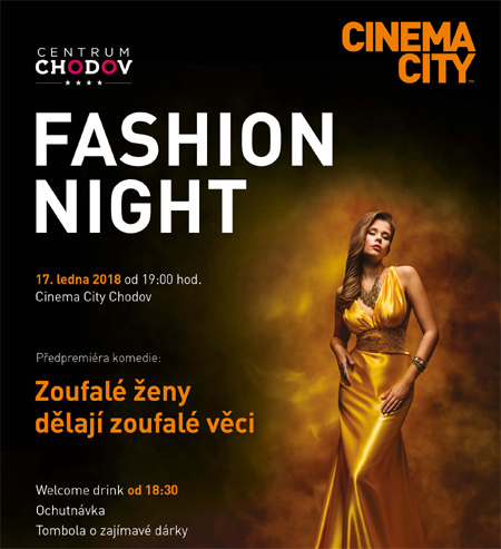 Dámy, zažijte první Fashion Night v Cinema City!