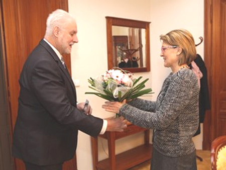 Chorvatská velvyslankyně zavítala na krajský úřad