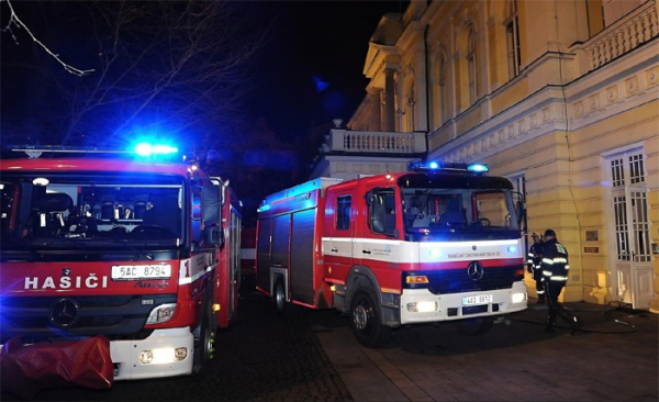 V pražském Žofíně hořely rozvody elektroinstalace
