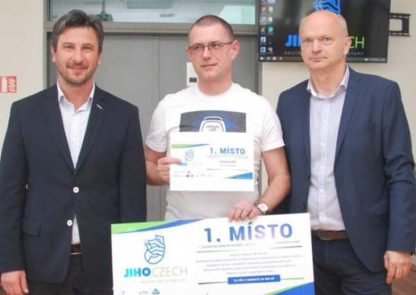 První místo v soutěži Jihoczech o nejlepší podnikatelský záměr získal Kubíčkův projekt