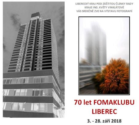 Fomaklub Liberec oslaví své 70. výročí výstavou na krajském úřadě