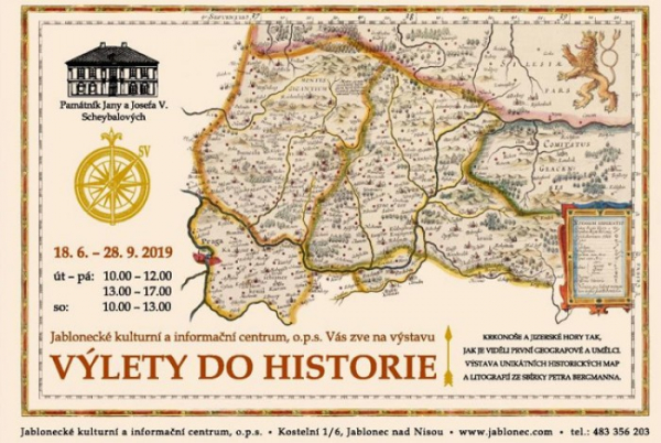 Dobové mapy v Jablonci nad Nisou zvou na výlet do minulosti