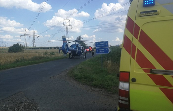 Dva zranění si vyžádala nehoda na Brněnsku