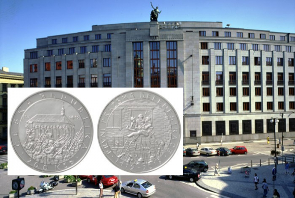 ČNB vydává minci k 600. výročí první pražské defenestrace