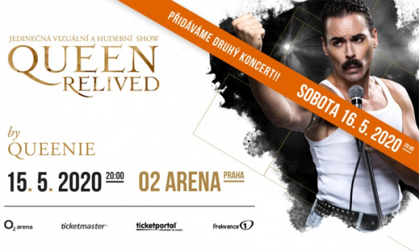 Show Queen Relived 2020 by Queenie má obrovský úspěch, organizátoři přidávají druhý koncert v O2 areně