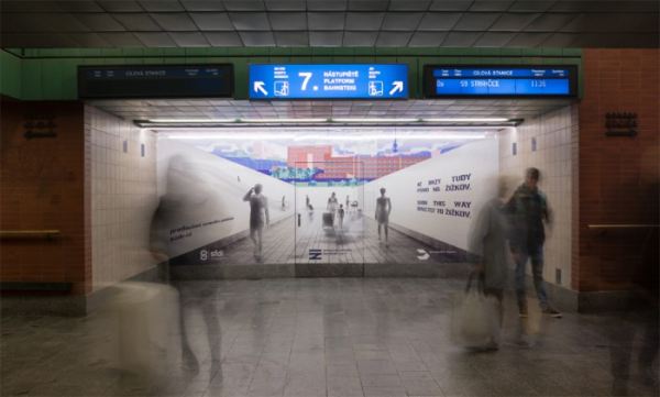 V květnu začnou práce na prodloužení podchodu na pražském hlavním nádraží