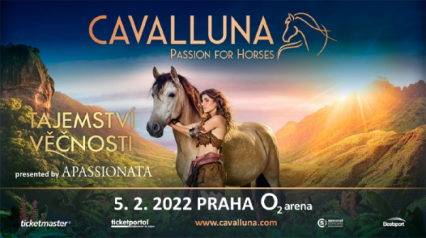Nejpopulárnější evropská koňská show CAVALLUNA v pražské O2 areně má nový termín 