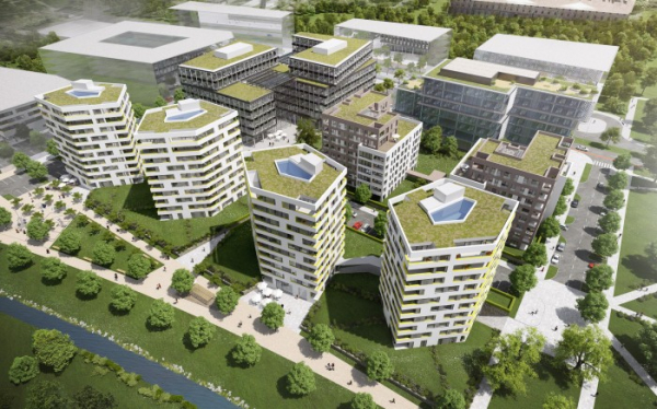 Rohan City: Luxusní komplex od Sekyra Group vzniká v pražském Karlíně