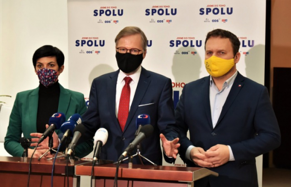 Koalice ODS, KDU-ČSL a TOP 09 nepodpoří prodloužení nouzového stavu