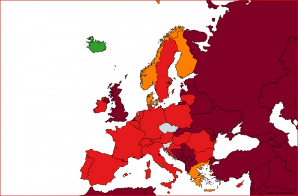 Španělsko, Portugalsko a Madeira se přesunou do červené kategorie zemí podle míry rizika nákazy