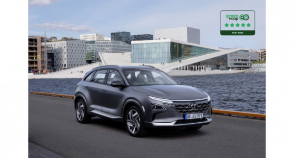 Hyundai NEXO získal pětihvězdičkové ocenění Green NCAP