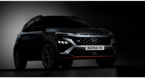 Hyundai Motor odhaluje první pohled na zcela nový model KONA N bez maskování
