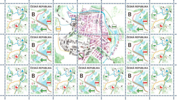Nová poštovní známka připomíná vznik první turistické trasy