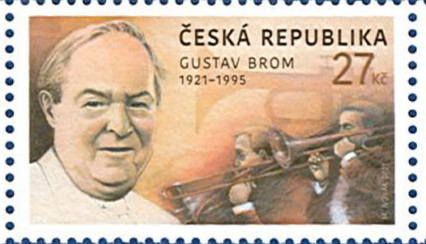 Nové známky připomínají jazzovou legendu Gustava Broma a výročí Ramsarské úmluvy