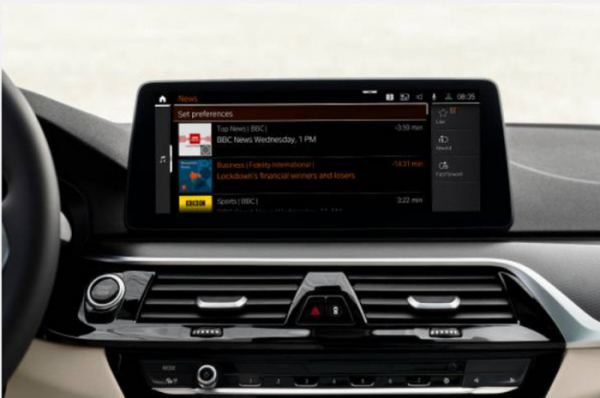 Zpravodajský kanál ve voze: Zprávy v reálném čase s novou aplikací BMW News