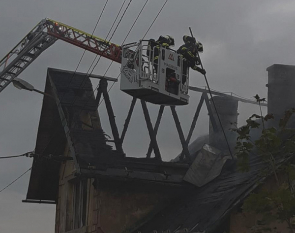 Ve Frýdlantu došlo k požáru neobydleného domu, škody jsou vyčísleny na půl milionu korun