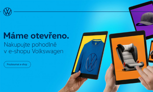 Moderní design, jednoduchý výběr - Volkswagen přichází s novým E-shopem