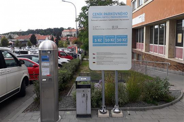 Platba parkovného v Třebíči je jednodušší prostřednictvím aplikace MPLA