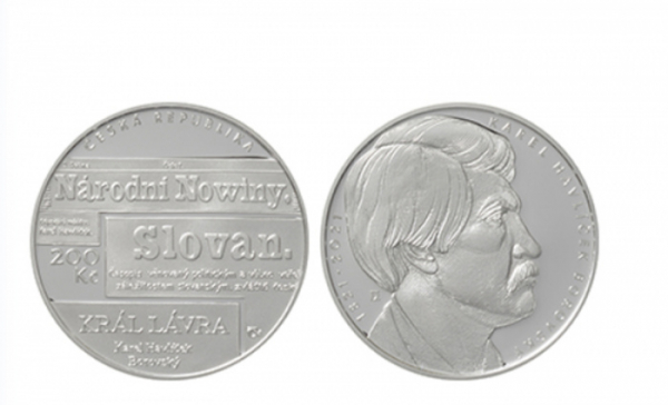 Česká národní banka vydává pamětní stříbrnou minci k 200. výročí narození Karla Havlíčka Borovského