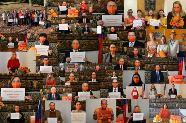Ministerstvo zahraničí se připojilo ke kampani Orange the World proti genderově podmíněnému násilí
