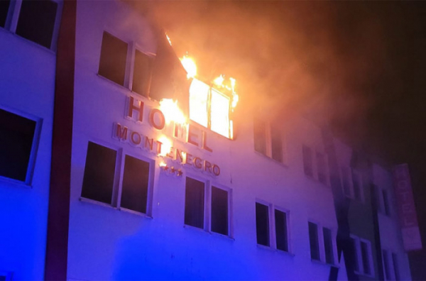Požár hotelu v Bruntálu způsobil milionovou škodu