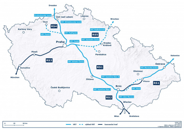 Vysokorychlostní tratě do Brna a Ostravy za více než 400 miliard se vyplatí, ukázala studie