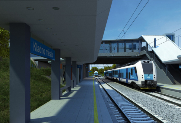 Správa železnic má pravomocné stavební povolení na modernizaci železnice v Kladně