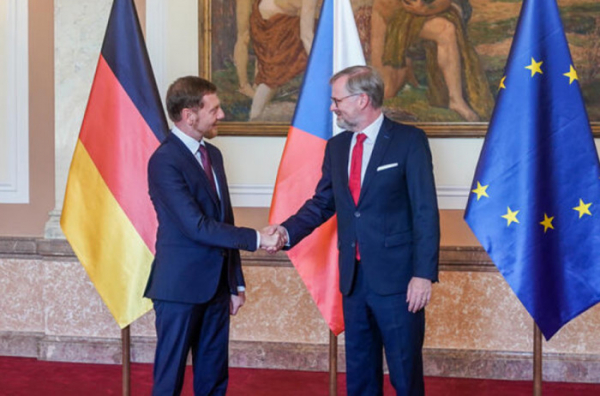 Fiala přijal premiéra Svobodného státu Sasko Michaela Kretschmera