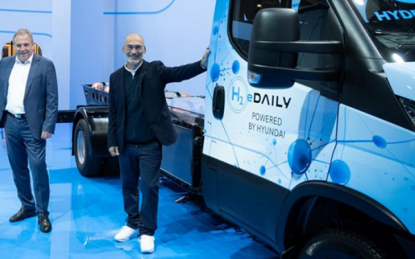 Hyundai a IVECO představují první velký lehký užitkový vůz s palivovými články