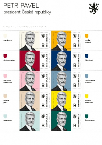 Prezidentské poštovní známky jsou již v prodeji