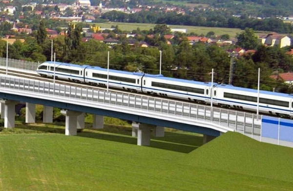 Začínají projekční práce na vysokorychlostní trati u Přerova, která naváže na již projektovanou VRT Moravská brána I